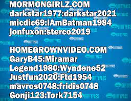 Free Homegrownvideo Passwords & Mormongirlz Accounts│Full XXX Keys