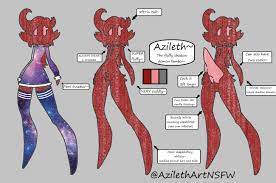 AzziArtNSFW: The first Pillowfort NSFW post! Also Azzi's NSFW ref lmao