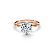 The Tiffany Setting Engagement Ring In 18k Rose Gold