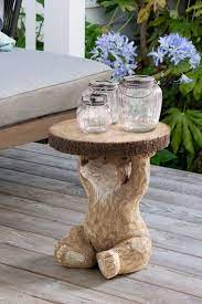 Natural Barnaby Bear Side Table