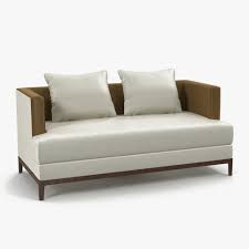 christian liaigre chamois sofa 3d model