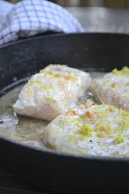 pan fried white fish with lime and