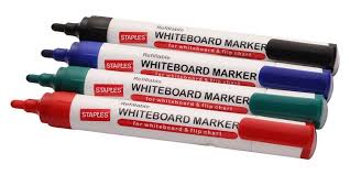 Staples St 50021 White Board Marker Black Pack Of 10