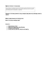 Student Friendly FSA Argumentative Rubric    th Writing     