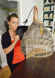 How To Turn A Basket Into A Pendant Light Young House Love