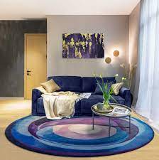 purple area rug echoes of light