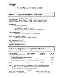 material safety data sheet agy pdf