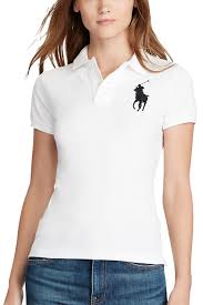 skinny fit big pony polo shirt polo