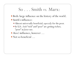 Adam Smith And Karl Marx Ldeology