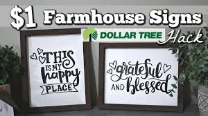diy farmhouse signs dollar tree