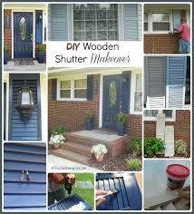 diy shutter makeover adds instant curb
