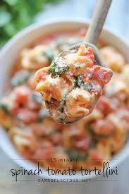 spinach tomato tortellini delicious