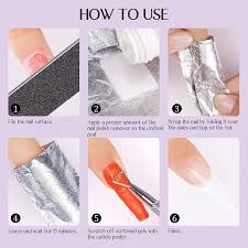 saviland gel nail polish remover foil