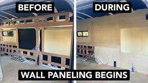 cer van wall paneling install part