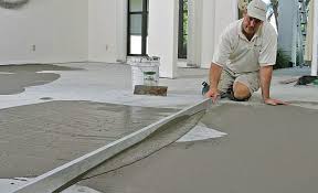 glue wood flooring to a concrete slab
