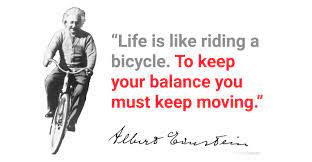life is like riding a bicycle