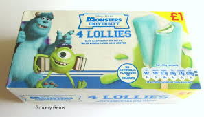 disney monsters university ice lollies