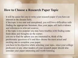 Research Paper Workshop  Research Topics in Development and     SlidePlayer