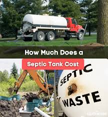 how much does a septic tank cost