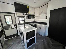 toy hauler travel trailers with outdoor