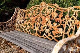 Reclaimed Ornate Garden Bench