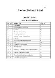 Housekeeping Operation A Reference Book Pages 1 50