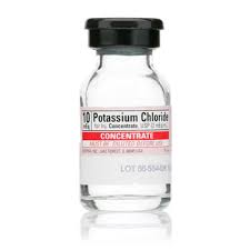 potium chloride added to lrs bag