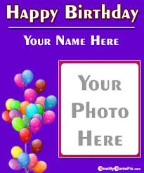 design photo frame birthday wishes your