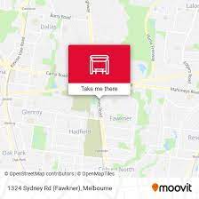 how to get to 1324 sydney rd fawkner