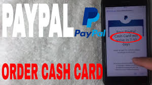 Just like a vanilla reload card, you can load up to $500 on the pay pal reload card for a $3.95 fee. How To Order Paypal Cash Card Youtube