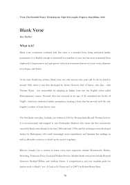 pdf blank verse