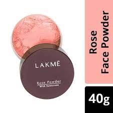 lakme rose face powder sunscreen