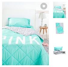 pink teal bedding set