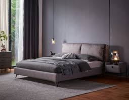 Modern Leather Bed King Size