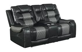 New Black Sofa Loveseat Chair Leather