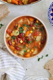 healthy veggie loaded vegetable soup