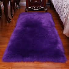 fluffy faux fur rug gy sheepskin