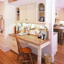 Kitchen carts are versatile and helpful furniture additions to your food prep area. Built In Kitchen Desk Ideas Photos Houzz