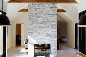 Double Sided Beach House Fireplace