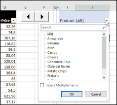 Scroll Through Filter Items In Excel Table Excel Related