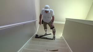 how to re stretch carpet stair tread
