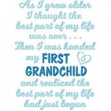 first grandchild verse