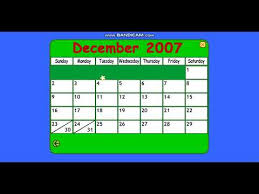 Starfall Calendar December 1 2007 Youtube