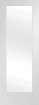 White Primed Internal Glazed Door