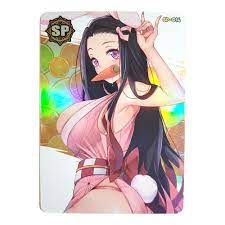 Doujin Art Waifu Anime Holo Trading Card SP 014 - Demon Slayer Nezuko | eBay