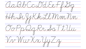 exles of handwriting styles draw