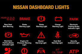 nissan dashboard warning lights and