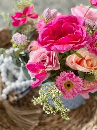 the prettiest faux flower arrangements
