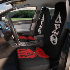 Delta Sigma Theta Car Seat Cover Set