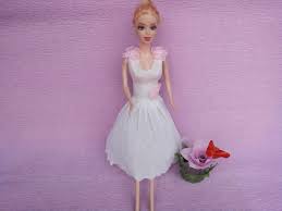 Made wedding dresses for Barbie paper part 2, Làm váy cưới từ giấy cho Barbie  Tập 2